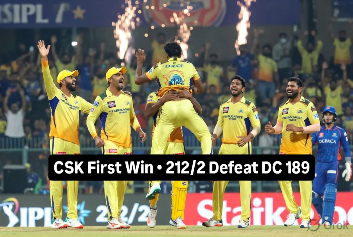 Image related to CSK vs DC IPL 2026: Samson Century Powers CSK First Win